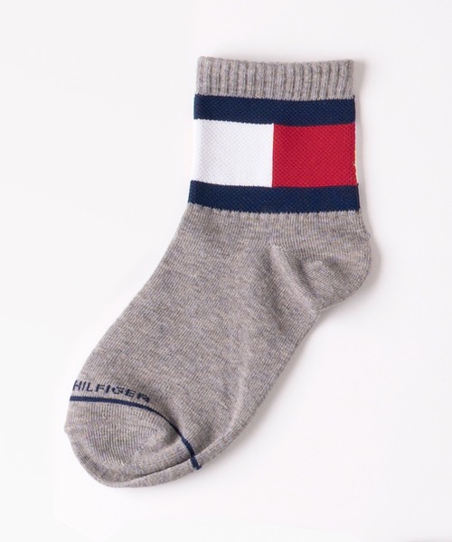 TOMMY HILFIGER(トミーヒルフィガー)の「【EC別注】TOMMY HILFIGER/トミーヒルフィガー ブランド ロゴ 靴下 抗菌防臭 くるぶし上 ショートソックス 3足セット 19cm 20cm 21cm 22cm 23cm(ソックス/靴下・キッズ・その他1/その他2/ホワイト・19-21cm/21-23cm)」の7枚目の写真