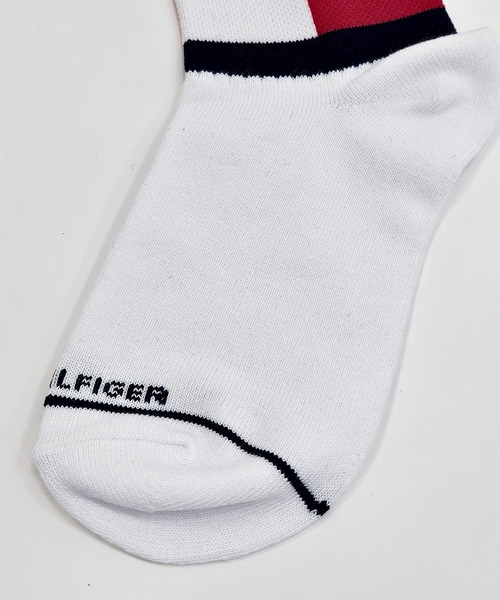 TOMMY HILFIGER(トミーヒルフィガー)の「【EC別注】TOMMY HILFIGER/トミーヒルフィガー ブランド ロゴ 靴下 抗菌防臭 くるぶし上 ショートソックス 3足セット 19cm 20cm 21cm 22cm 23cm(ソックス/靴下・キッズ・その他1/その他2/ホワイト・19-21cm/21-23cm)」の10枚目の写真