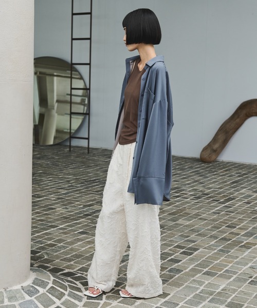 AIC.（エーアイシー）の「ジャガードワイドパンツ（その他パンツ・レディース・アイボリー/ブラック・FREE）」の18枚目の写真