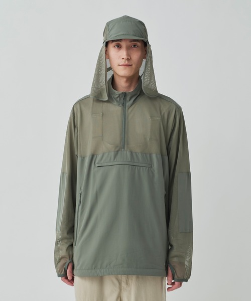 Snow Peak（スノーピーク）の「Insect Shield Mesh Pullover（その他アウター・メンズ・オリーブ/チャコールグレー/ネイビー・M/L/XL/S）」の3枚目の写真