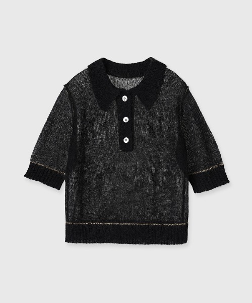 クレドナ CREDONA シアー ニット ポロ SHEER KNIT POLO【2025 新作】 楽天市場】クレドナ CREDONA シアー ニット ポロ SHEER KNIT