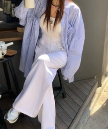 ベーシック ストライプシャツ