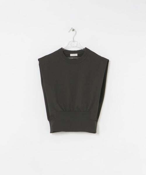 LAATO（ラート）の「fast dry no sleeve festee（Tシャツ/カットソー・レディース・オフホワイト/ホワイト/ダークグレー・FREE）」の8枚目の写真