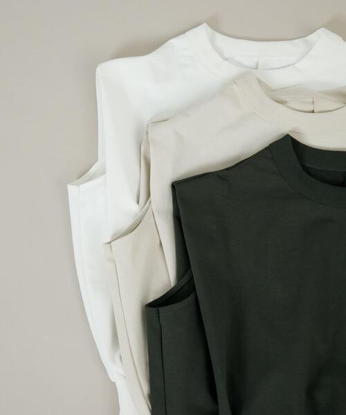 LAATO（ラート）の「fast dry no sleeve festee（Tシャツ/カットソー・レディース・オフホワイト/ホワイト/ダークグレー・FREE）」の10枚目の写真