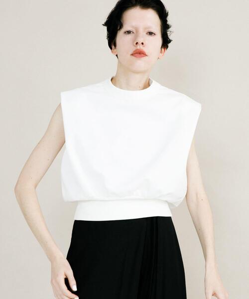 LAATO（ラート）の「fast dry no sleeve festee（Tシャツ/カットソー・レディース・オフホワイト/ホワイト/ダークグレー・FREE）」の19枚目の写真