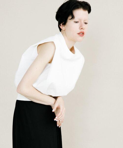 LAATO（ラート）の「fast dry no sleeve festee（Tシャツ/カットソー・レディース・オフホワイト/ホワイト/ダークグレー・FREE）」の20枚目の写真