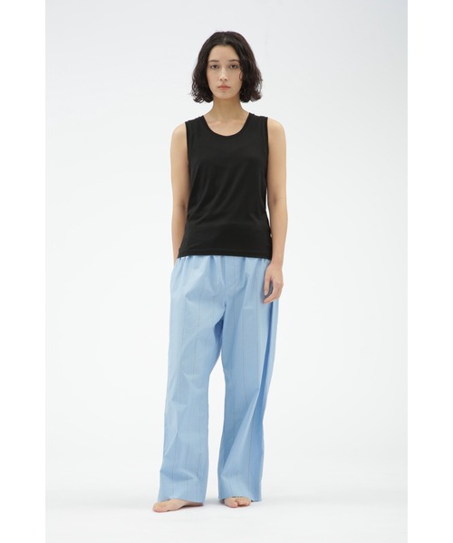 MARGARET HOWELL(マーガレットハウエル)の「SUPERFINE COTTON JERSEY(Tシャツ/カットソー・レディース・ホワイト/ブラック・FREE)」の6枚目の写真