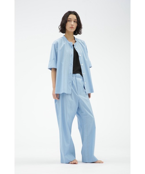 MARGARET HOWELL(マーガレットハウエル)の「SUPERFINE COTTON JERSEY(Tシャツ/カットソー・レディース・ホワイト/ブラック・FREE)」の3枚目の写真