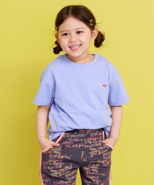 LSP WOW（エルエスピーワオ）の「【LSP WOW!】マイニチワッペン無地Tee（Tシャツ/カットソー・キッズ・ブルー/ピンク/グリーン/レッド/チャコール/ホワイト系その他/キャメル/杢グレー/オフホワイト/マスタード/ラベンダー/ネイビー/モカ/ライトブルー/ブラック・110/100/90/80/130/120）」の11枚目の写真