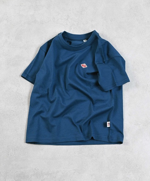 LSP WOW（エルエスピーワオ）の「【LSP WOW!】マイニチワッペン無地Tee（Tシャツ/カットソー・キッズ・ブルー/ピンク/グリーン/レッド/チャコール/ホワイト系その他/キャメル/杢グレー/オフホワイト/マスタード/ラベンダー/ネイビー/モカ/ライトブルー/ブラック・110/100/90/80/130/120）」の9枚目の写真