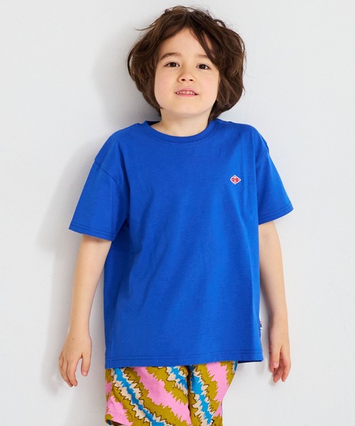 LSP WOW（エルエスピーワオ）の「【LSP WOW!】マイニチワッペン無地Tee（Tシャツ/カットソー・キッズ・ブルー/ピンク/グリーン/レッド/チャコール/ホワイト系その他/キャメル/杢グレー/オフホワイト/マスタード/ラベンダー/ネイビー/モカ/ライトブルー/ブラック・110/100/90/80/130/120）」の10枚目の写真