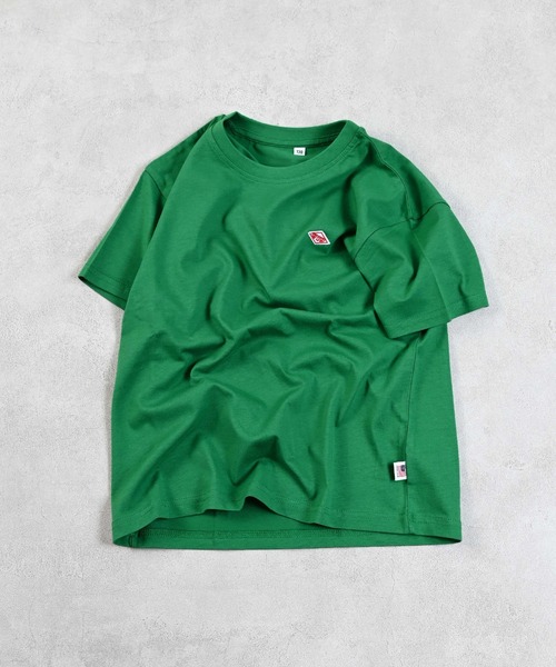 LSP WOW（エルエスピーワオ）の「【LSP WOW!】マイニチワッペン無地Tee（Tシャツ/カットソー・キッズ・ブルー/ピンク/グリーン/レッド/チャコール/ホワイト系その他/キャメル/杢グレー/オフホワイト/マスタード/ラベンダー/ネイビー/モカ/ライトブルー/ブラック・110/100/90/80/130/120）」の8枚目の写真