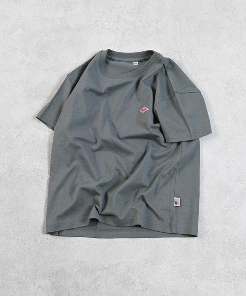 LSP WOW（エルエスピーワオ）の「【LSP WOW!】マイニチワッペン無地Tee（Tシャツ/カットソー・キッズ・ブルー/ピンク/グリーン/レッド/チャコール/ホワイト系その他/キャメル/杢グレー/オフホワイト/マスタード/ラベンダー/ネイビー/モカ/ライトブルー/ブラック・110/100/90/80/130/120）」の6枚目の写真