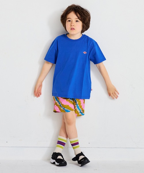 LSP WOW（エルエスピーワオ）の「【LSP WOW!】マイニチワッペン無地Tee（Tシャツ/カットソー・キッズ・ブルー/ピンク/グリーン/レッド/チャコール/ホワイト系その他/キャメル/杢グレー/オフホワイト/マスタード/ラベンダー/ネイビー/モカ/ライトブルー/ブラック・110/100/90/80/130/120）」の21枚目の写真