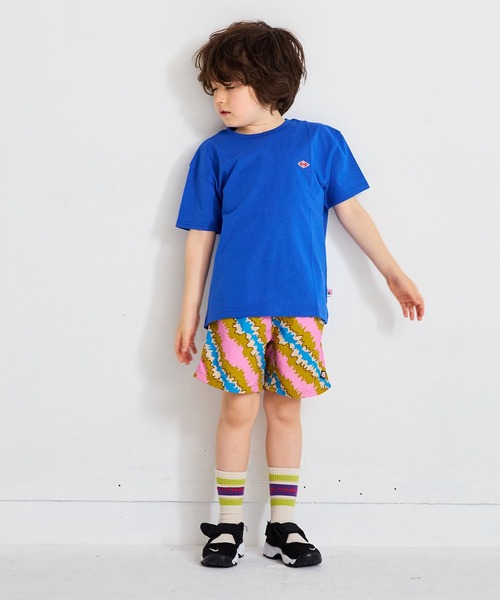 LSP WOW（エルエスピーワオ）の「【LSP WOW!】マイニチワッペン無地Tee（Tシャツ/カットソー・キッズ・ブルー/ピンク/グリーン/レッド/チャコール/ホワイト系その他/キャメル/杢グレー/オフホワイト/マスタード/ラベンダー/ネイビー/モカ/ライトブルー/ブラック・110/100/90/80/130/120）」の22枚目の写真