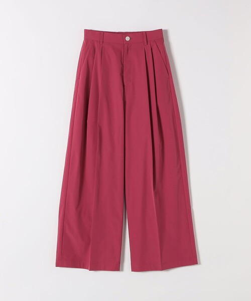 SHIPS any(シップス エニィ)の「SHIPS any:〈洗濯機可能〉タイプライター セミ ワイド タック パンツ(その他パンツ・レディース・ピンク/ブラック・36/38)」の16枚目の写真