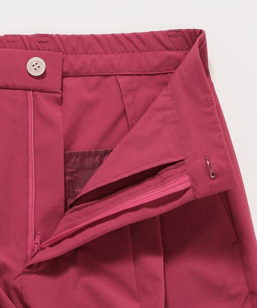 SHIPS any(シップス エニィ)の「SHIPS any:〈洗濯機可能〉タイプライター セミ ワイド タック パンツ(その他パンツ・レディース・ピンク/ブラック・36/38)」の22枚目の写真