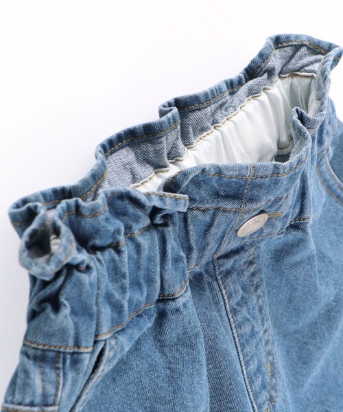 BRANSHES（ブランシェス）の「【綿100％】マカロンスカート（スカート・キッズ・ブルー/カラフル・100/120/110/130/140/150/90）」の12枚目の写真