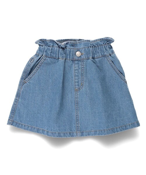 BRANSHES（ブランシェス）の「【綿100％】マカロンスカート（スカート・キッズ・ブルー/カラフル・100/120/110/130/140/150/90）」の5枚目の写真