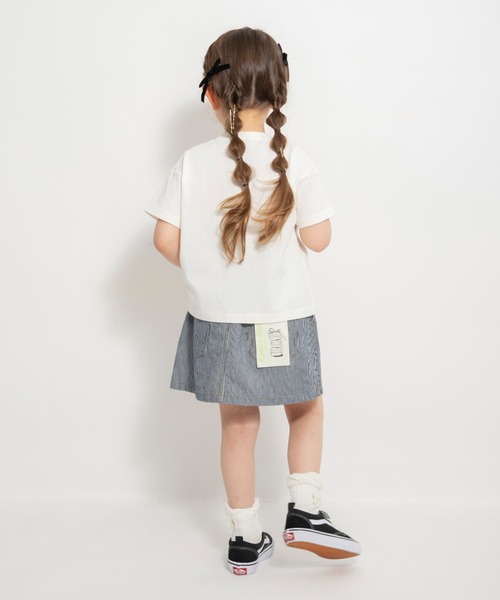 BRANSHES（ブランシェス）の「【綿100％】マカロンスカート（スカート・キッズ・ブルー/カラフル・100/120/110/130/140/150/90）」の17枚目の写真