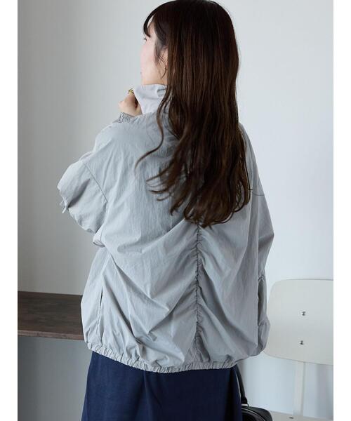 ehka sopo（エヘカソポ）の「リボンブルゾン（ブルゾン・レディース・キナリ/サックスブルー/グレー・F）」の16枚目の写真