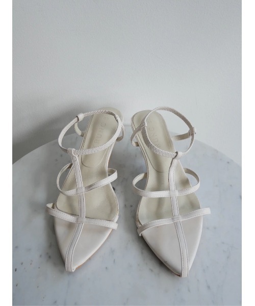 TRUNC(トランクエイティーエイト)の「Line Strap Heel Sandals Ⅱ(サンダル・レディース・アイボリー/ブラック・LARGE/MEDIUM/SMALL)」の19枚目の写真