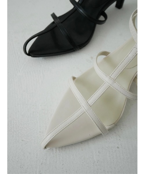 TRUNC(トランクエイティーエイト)の「Line Strap Heel Sandals Ⅱ(サンダル・レディース・アイボリー/ブラック・LARGE/MEDIUM/SMALL)」の21枚目の写真