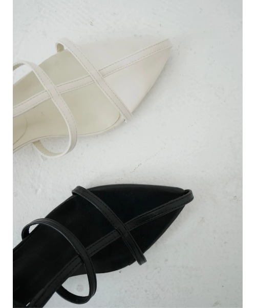 TRUNC(トランクエイティーエイト)の「Line Strap Heel Sandals Ⅱ(サンダル・レディース・アイボリー/ブラック・LARGE/MEDIUM/SMALL)」の22枚目の写真