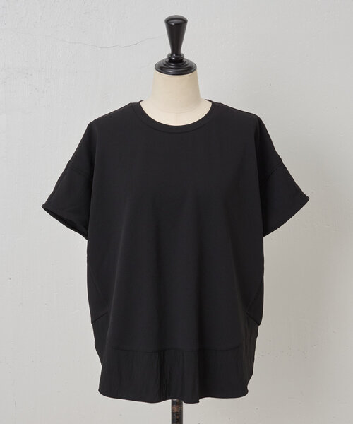 美品☆BEARDSLEY ビアズリー ラウンドヘムプルオーバー ホワイトTシャツ BEARDSLEY tシャツ ラウンドヘムプルオーバー レディース
