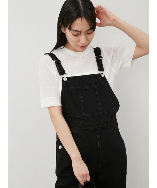 値下げ！新品！Mila owen★オーバーオール　サロペット デニムオーバーオール（サロペット/オーバーオール）｜Mila Owen