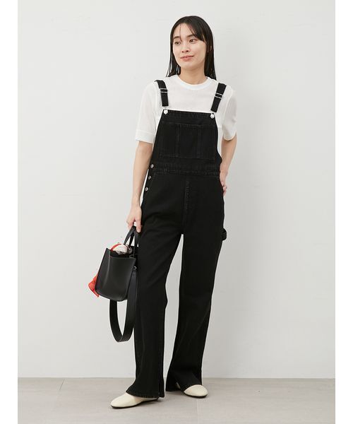 値下げ！新品！Mila owen★オーバーオール　サロペット デニムオーバーオール（サロペット/オーバーオール）｜Mila Owen