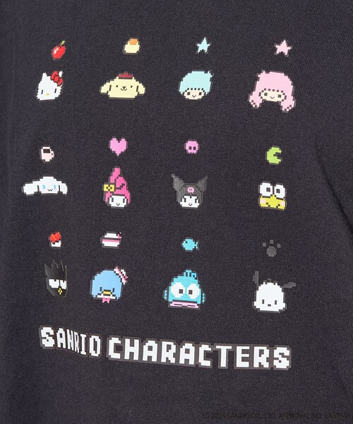 FREAK'S STORE ×サンリオ　半袖　期間限定出品 セール】限定展開/別注/sanrio/サンリオ 集合 プリント 半袖 T