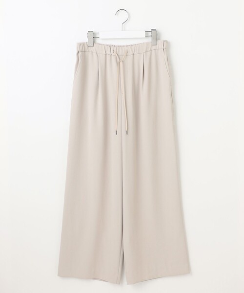 J.PRESS Ladies(J.プレス レディス)の「【洗える・接触冷感・吸水速乾】Lightジョーゼット ワイド パンツ(その他パンツ・レディース・ベージュ系/ダークブラウン系/ネイビー系・XS/S)」の11枚目の写真