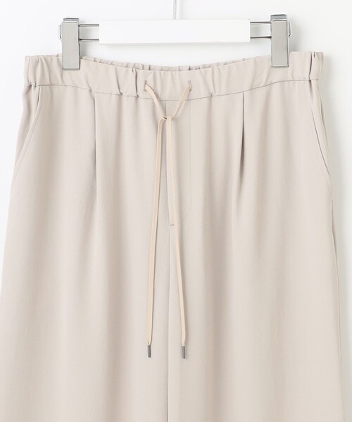J.PRESS Ladies(J.プレス レディス)の「【洗える・接触冷感・吸水速乾】Lightジョーゼット ワイド パンツ(その他パンツ・レディース・ベージュ系/ダークブラウン系/ネイビー系・XS/S)」の9枚目の写真
