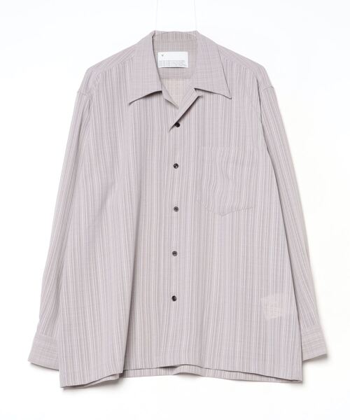 VOAAOV(ヴォアーブ)の「【VOAAOV】 MELANGE RANDOM CHECK Long Sleeve Shirt(シャツ/ブラウス・メンズ・ブラウン/ブラック/オフホワイト/グレー・2/1)」の1枚目の写真