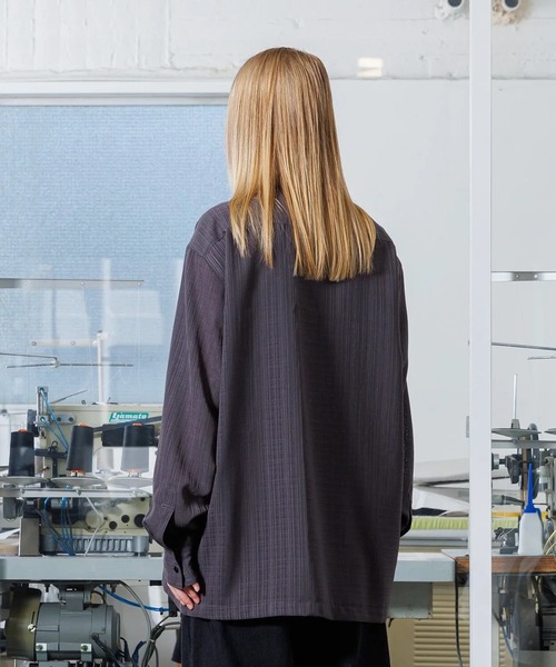 VOAAOV(ヴォアーブ)の「【VOAAOV】 MELANGE RANDOM CHECK Long Sleeve Shirt(シャツ/ブラウス・メンズ・ブラウン/ブラック/オフホワイト/グレー・2/1)」の9枚目の写真