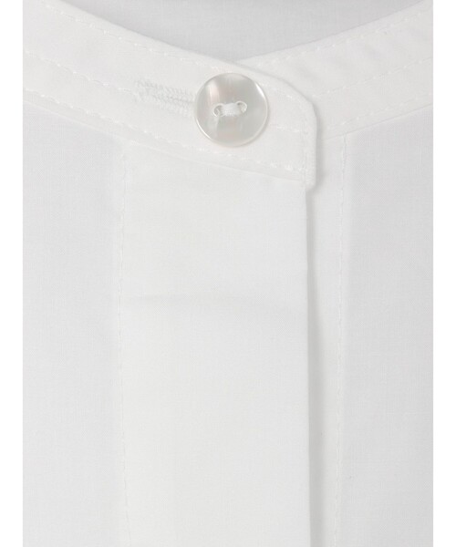 mizuiroind（ミズイロインド）の「mizuiro ind スタンドカラーワイドシャツ（シャツ/ブラウス・レディース・ライトブルー/ブラック/ネイビー/ライトグレー/オフホワイト/ピンク/ネイビー系2/ブルー・FREE）」の14枚目の写真