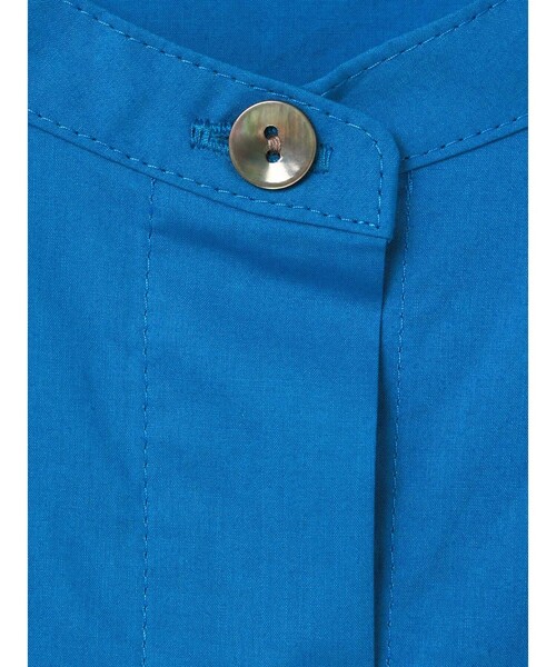 mizuiroind（ミズイロインド）の「mizuiro ind スタンドカラーワイドシャツ（シャツ/ブラウス・レディース・ライトブルー/ブラック/ネイビー/ライトグレー/オフホワイト/ピンク/ネイビー系2/ブルー・FREE）」の16枚目の写真