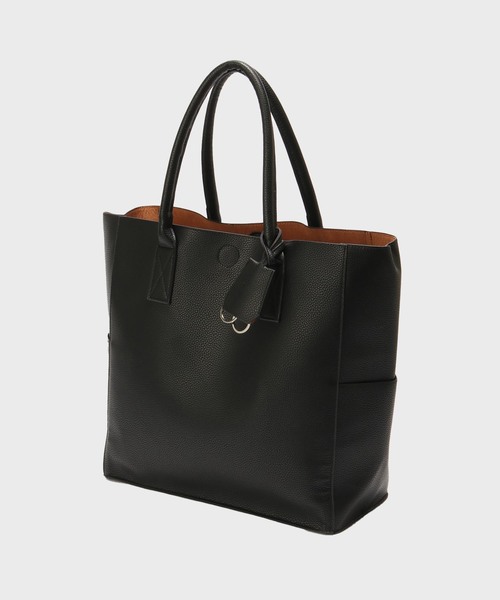 B.C STOCK(ベーセーストック)の「【fellowww / フェロー】別注 フェイクレザー トート バッグ (クラッチバッグ付き)(ショルダーバッグ・メンズ・ブラック・FREE)」の1枚目の写真