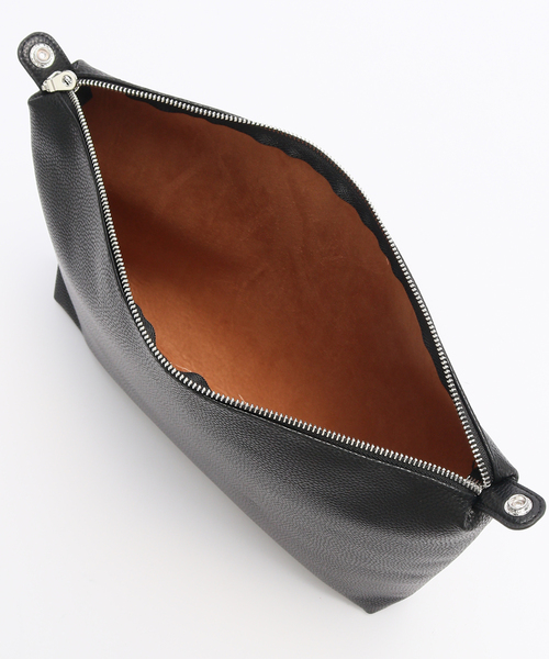 B.C STOCK(ベーセーストック)の「【fellowww / フェロー】別注 フェイクレザー トート バッグ (クラッチバッグ付き)(ショルダーバッグ・メンズ・ブラック・FREE)」の11枚目の写真