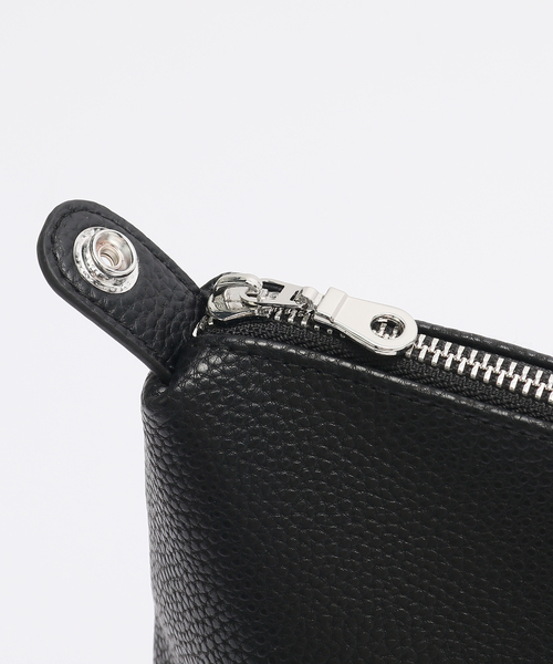 B.C STOCK(ベーセーストック)の「【fellowww / フェロー】別注 フェイクレザー トート バッグ (クラッチバッグ付き)(ショルダーバッグ・メンズ・ブラック・FREE)」の12枚目の写真