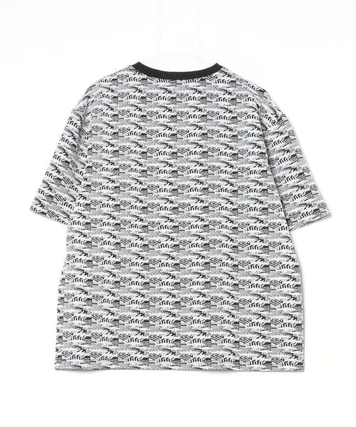 ATELANE(アテレーン)の「ATELANE/ジャガード 半袖 Tシャツ キカガク(Tシャツ/カットソー・メンズ・ブラウン/ベージュ/ホワイト・LARGE/MEDIUM)」の11枚目の写真
