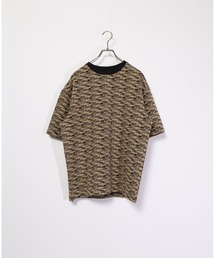 ATELANE/ジャガード 半袖 Tシャツ キカガク