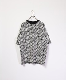 ATELANE/ジャガード 半袖 Tシャツ キカガク