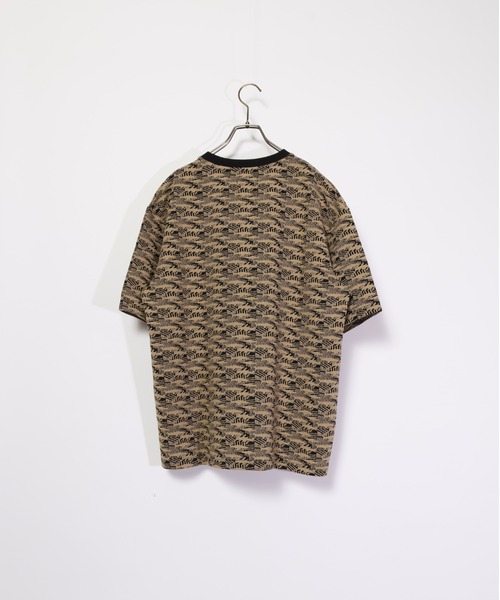 ATELANE(アテレーン)の「ATELANE/ジャガード 半袖 Tシャツ キカガク(Tシャツ/カットソー・メンズ・ブラウン/ベージュ/ホワイト・LARGE/MEDIUM)」の5枚目の写真