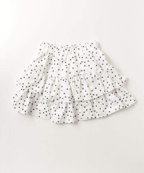 paravion（パラビオン）の「ドットフリルミニスカート（スカート・レディース・ホワイト/ブラック・FREE）」の9枚目の写真