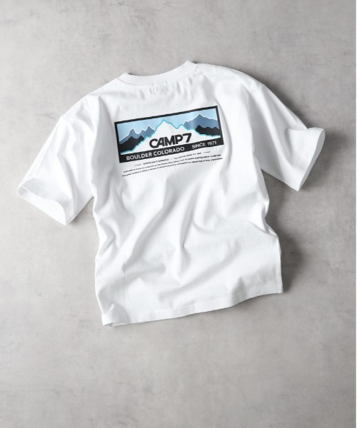 CAMP7（キャンプセブン）の「【CAMP7】グラフィックプリントＴシャツ（Tシャツ/カットソー・キッズ・ブラック/ホワイト・130/140/150/160）」の2枚目の写真