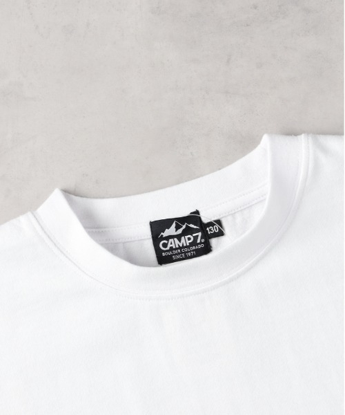 CAMP7（キャンプセブン）の「【CAMP7】グラフィックプリントＴシャツ（Tシャツ/カットソー・キッズ・ブラック/ホワイト・130/140/150/160）」の9枚目の写真