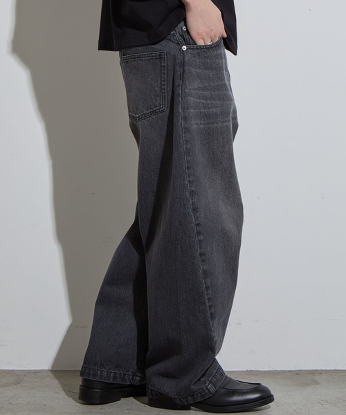 SLICK/スリック】12.5oz Denim Wide Pants / 12.5オンスデニム