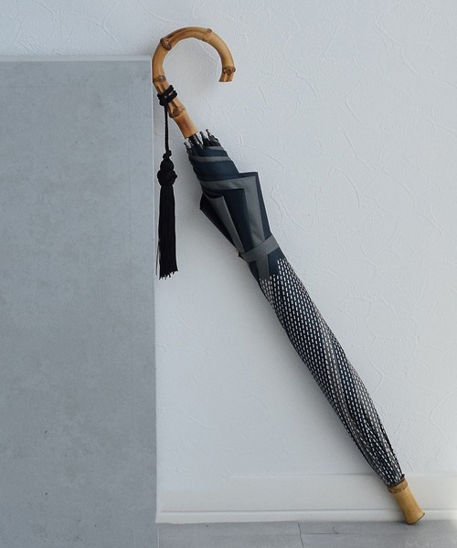 utatane（ウタタネ）の「日傘 完全遮光100％ 晴雨兼用 バイカラーエジプト（長傘・レディース・セージグリーン/ターコイズブルー/アーミー/テラコッタ・FREE）」の3枚目の写真